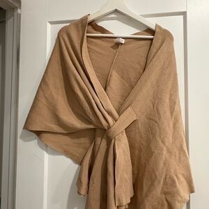 Tan Wrap Shawl
